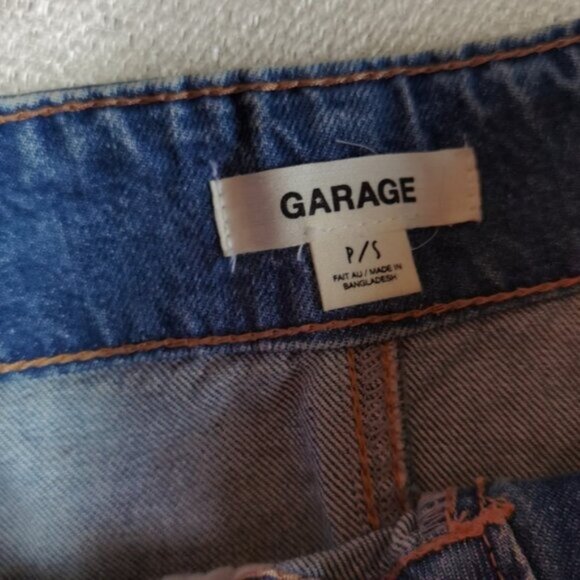 Garage distressed denim jean mini skirt - Picture 4 of 4